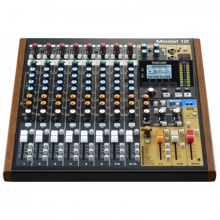 Nieuwe Tascam Model 12 - Compacte Mixer, Recorder & Interfac, Ophalen of Verzenden, Nieuw, 10 tot 20 kanalen, Microfooningang