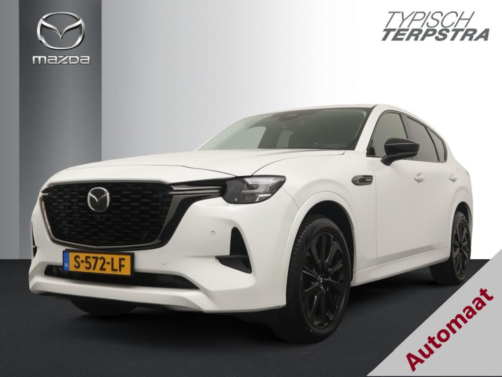 Mazda CX-60 e-Skyactiv PHEV 327 AWD Homura / CS & DA pack /, Auto's, Gebruikt, 2500 kg, Wit, CX-60