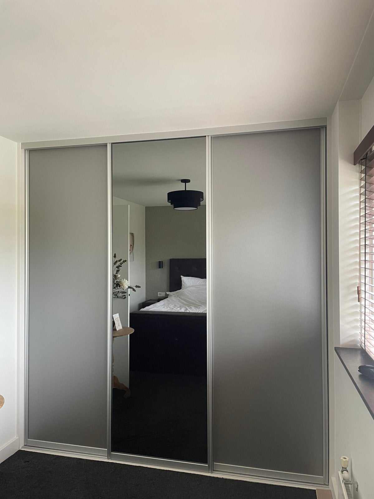 Schuifdeuren, Huis en Inrichting, Kasten | Kledingkasten, Ophalen, Zo goed als nieuw, Minder dan 25 cm, 200 cm of meer