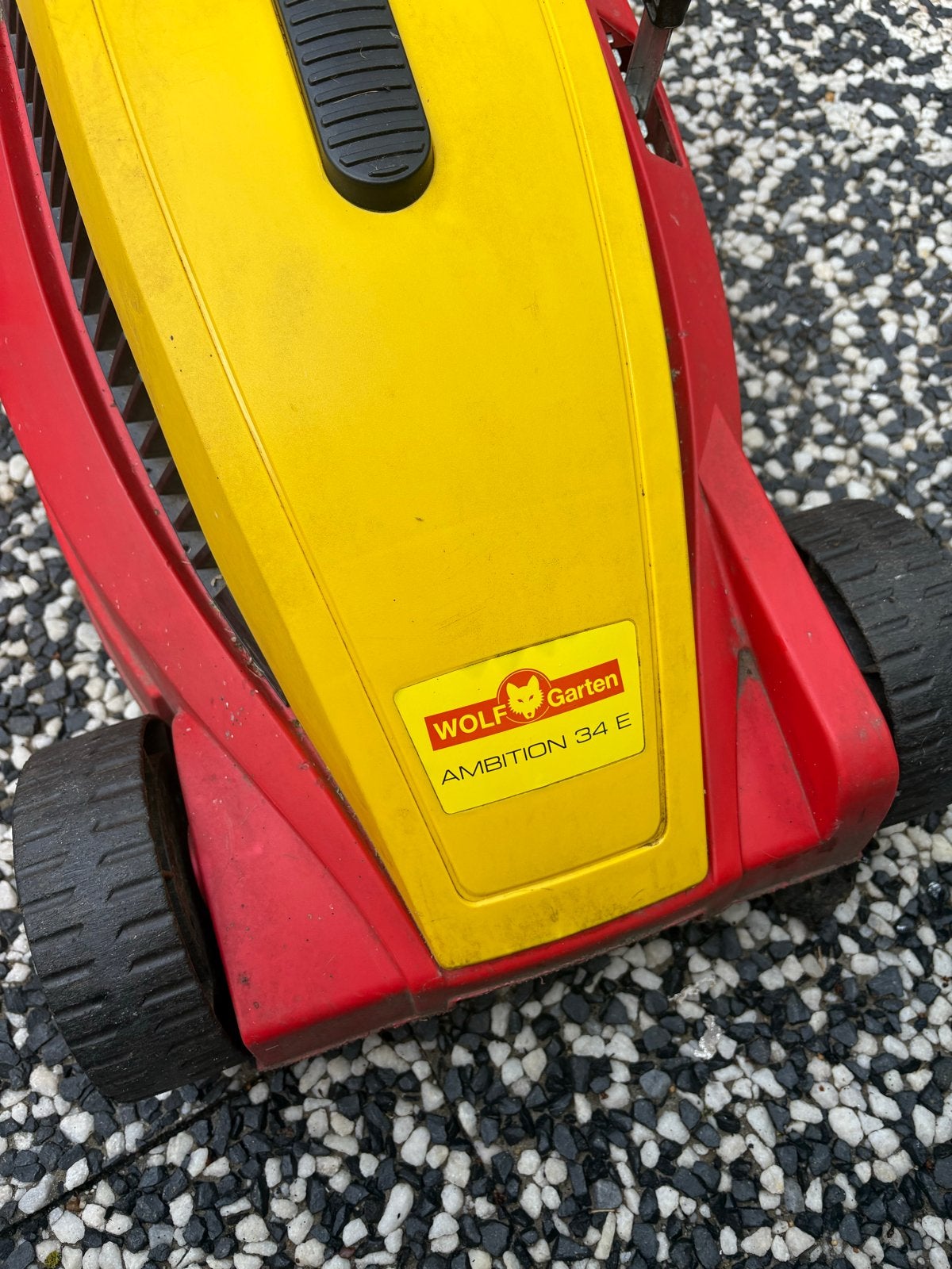 Wolf Garten Ambition 34 E elektrische grasmaaier, Tuin en Terras, Grasmaaiers, Ophalen, Cirkelmaaier, Gebruikt, Elektrische grasmaaier