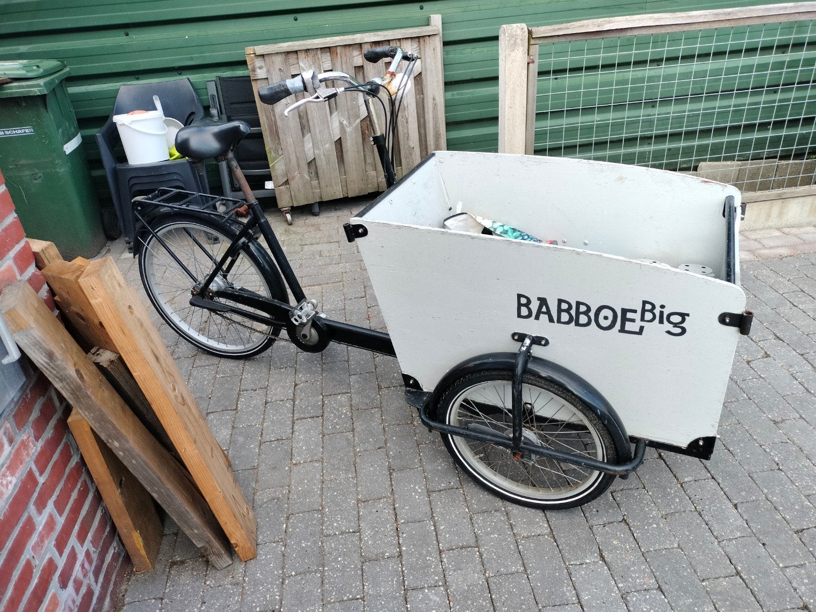 Babboe Big Bakfiets - Ideaal voor gezin of goederen, Overige merken, Gebruikt, Goederen, Ophalen of Verzenden