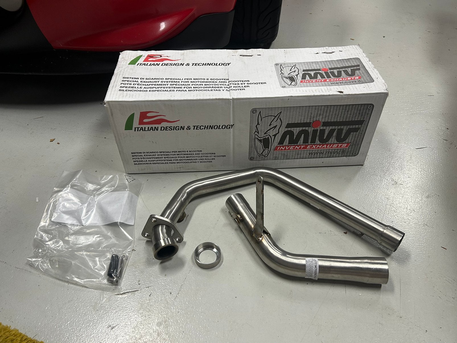 Ktm duke 125 2021 mivv decat pipe, Ophalen of Verzenden