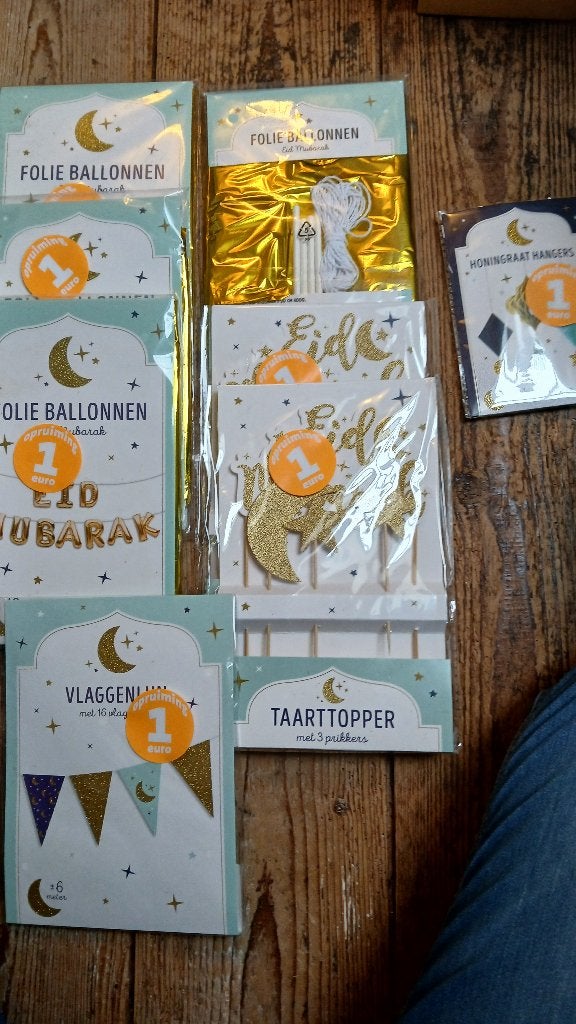 Feestversiering / verjaardag / ballonnen / slingers enz, Ophalen, Nieuw, Versiering, Verjaardag