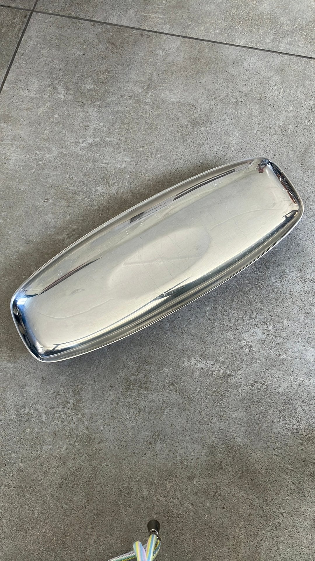 Jaren 60 serveerschaal Alfra Alessi serveerschaal, Overige typen, Zilver, Ophalen of Verzenden, Zo goed als nieuw