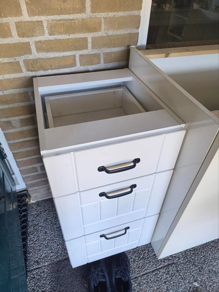 Keukenkast 40cm breed, Huis en Inrichting, Kasten | Ladekasten, Minder dan 50 cm, Gebruikt, Ophalen of Verzenden, 3 of 4 laden