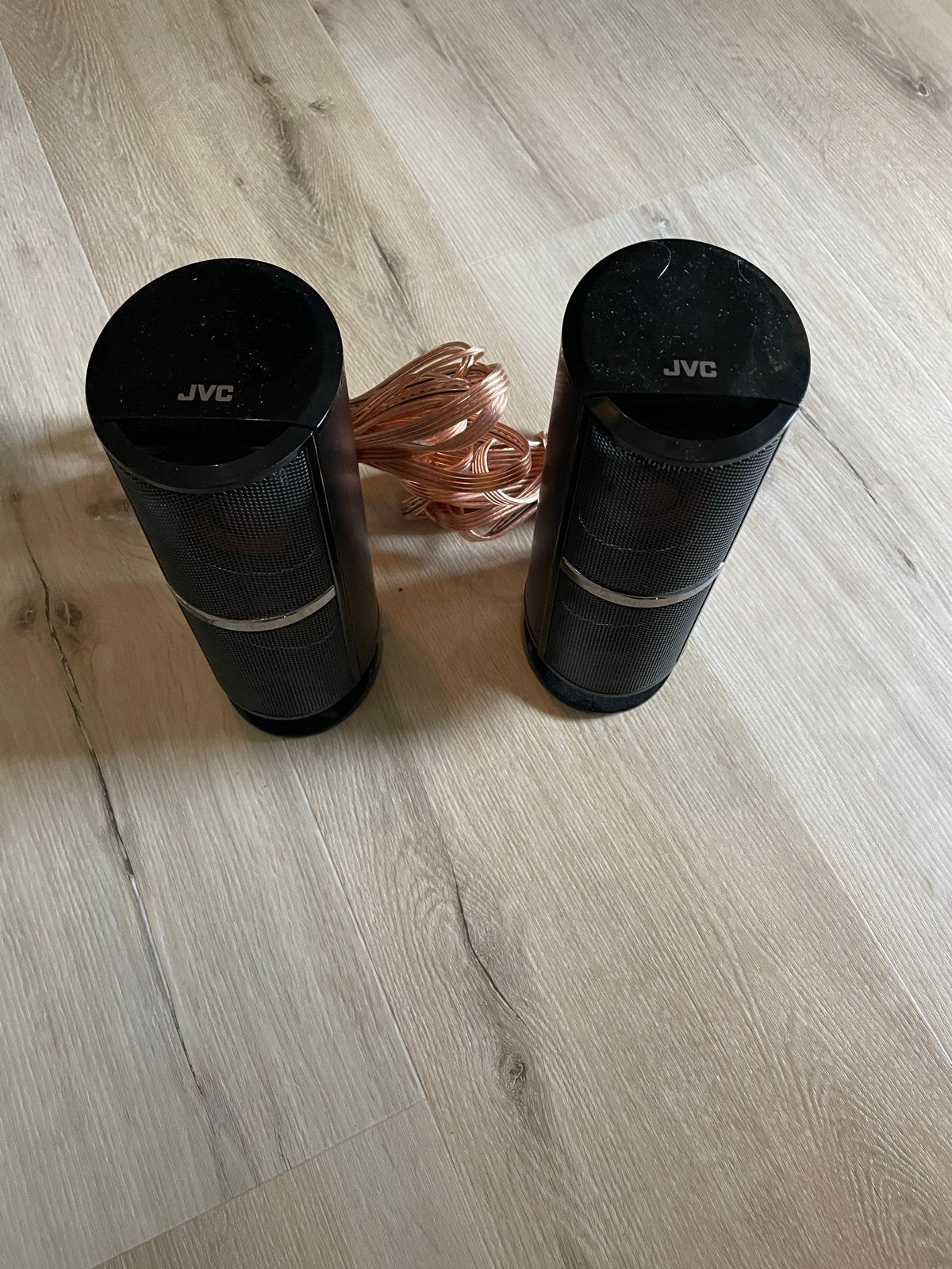 JVC SP-NXF7E Wood Cone Front Surround Speakers - Goede Staat, Audio, Tv en Foto, Luidsprekers, Stereo speakers, Gebruikt, JVC