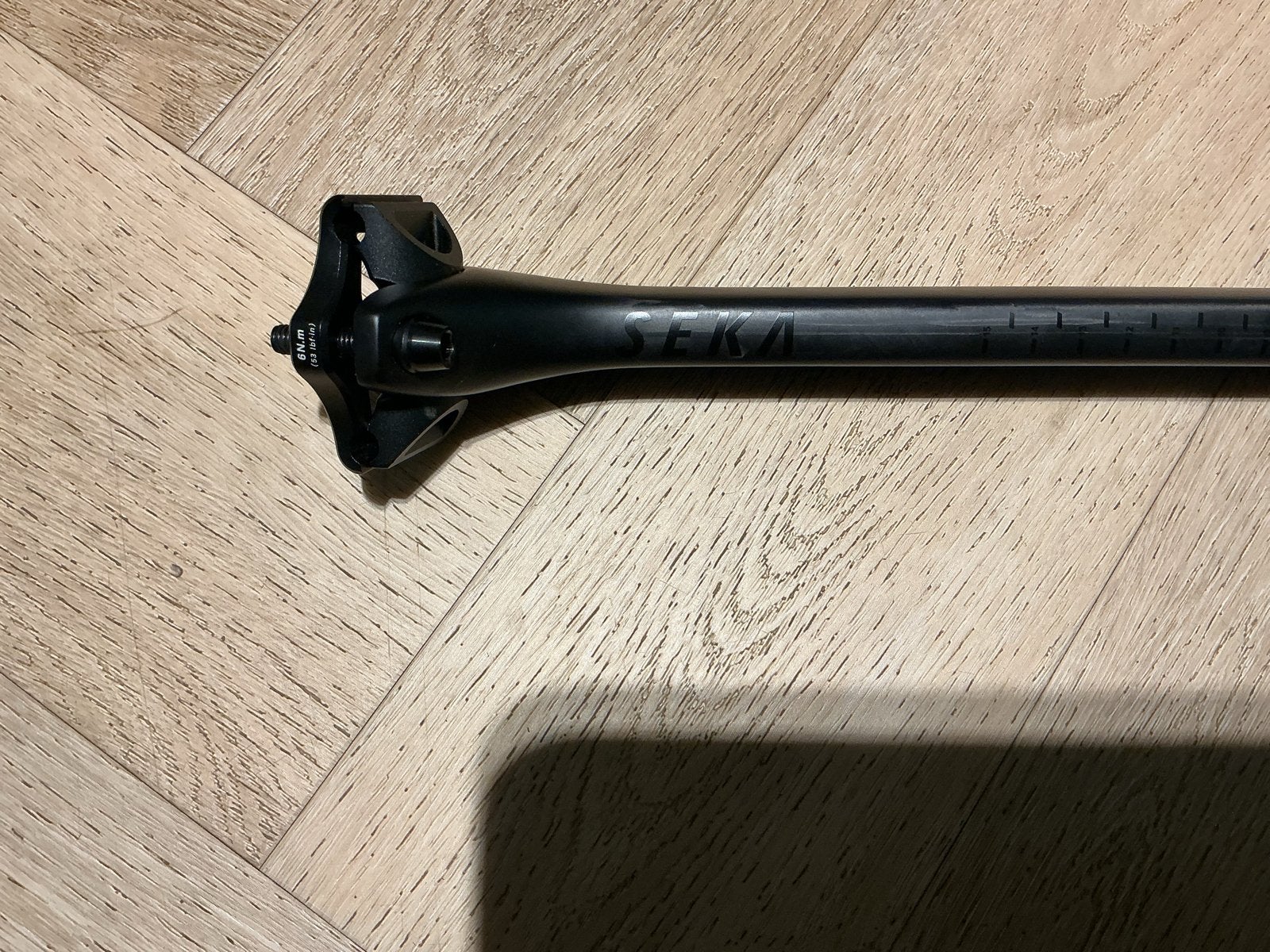 SEKA Carbon Zadelpen - Zo goed als nieuw, Ophalen of Verzenden, Zo goed als nieuw, Zadel, Racefiets
