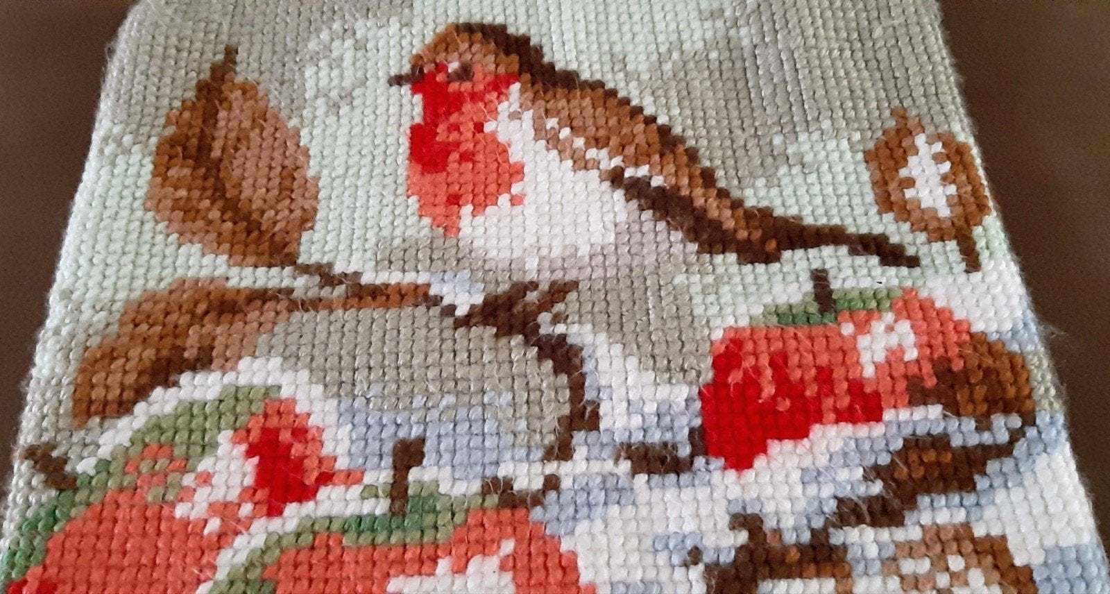 Hand geknoopt smyrna kussen vintage 40x40, Ophalen of Verzenden