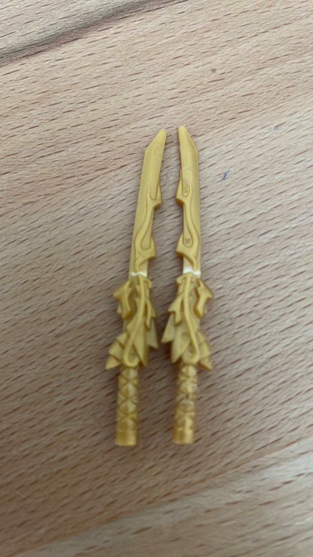 Lego ninjago zwaarden (sword of fire 2x), Ophalen of Verzenden, Zo goed als nieuw