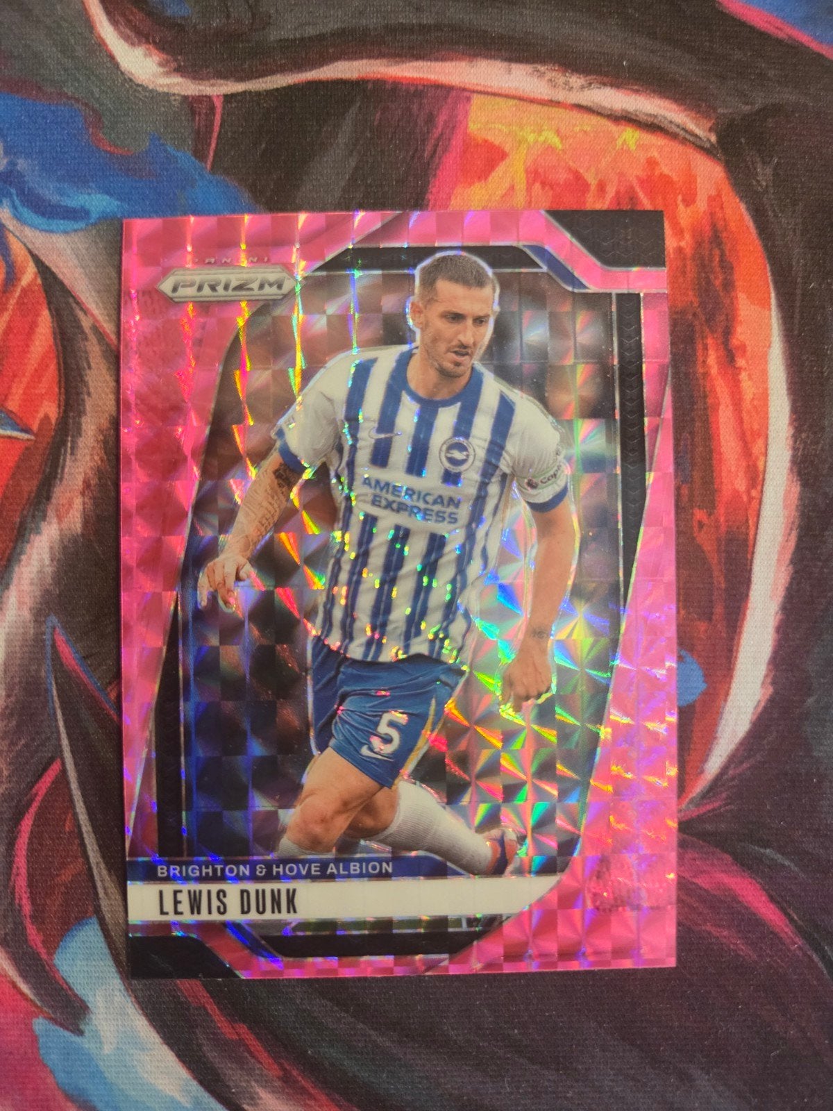 Panini Prizm Lewis Dunk Brighton & Hove Albion Pink Prizm, Ophalen of Verzenden