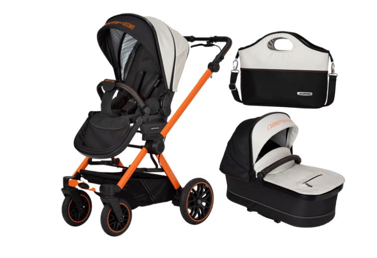Mercedes kinderwagen Orange Limited Edition, Kinderen en Baby's, Kinderwagens en Combinaties, Nieuw, Ophalen of Verzenden, Verstelbare duwstang