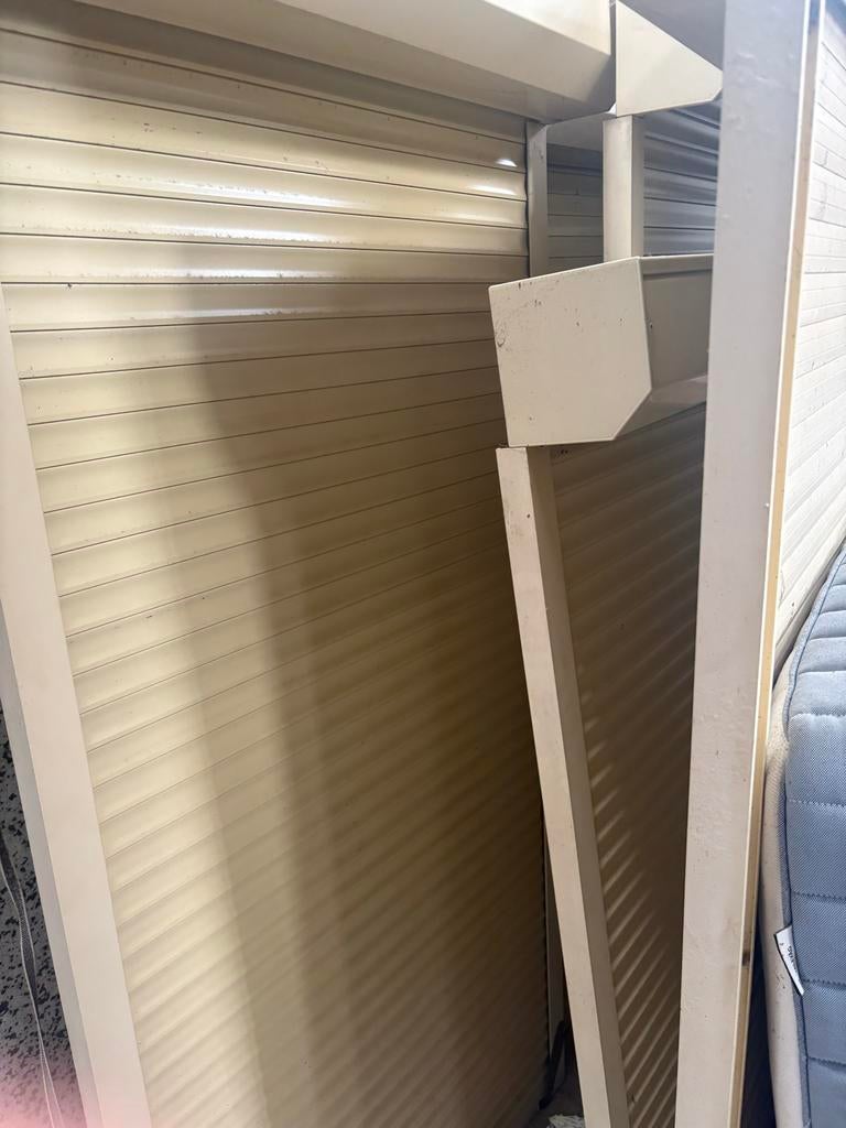 Handbediende rolluiken diverse maten, Doe-het-zelf en Verbouw, Rolluiken, Ophalen, Gebruikt, Minder dan 100 cm, 150 tot 200 cm