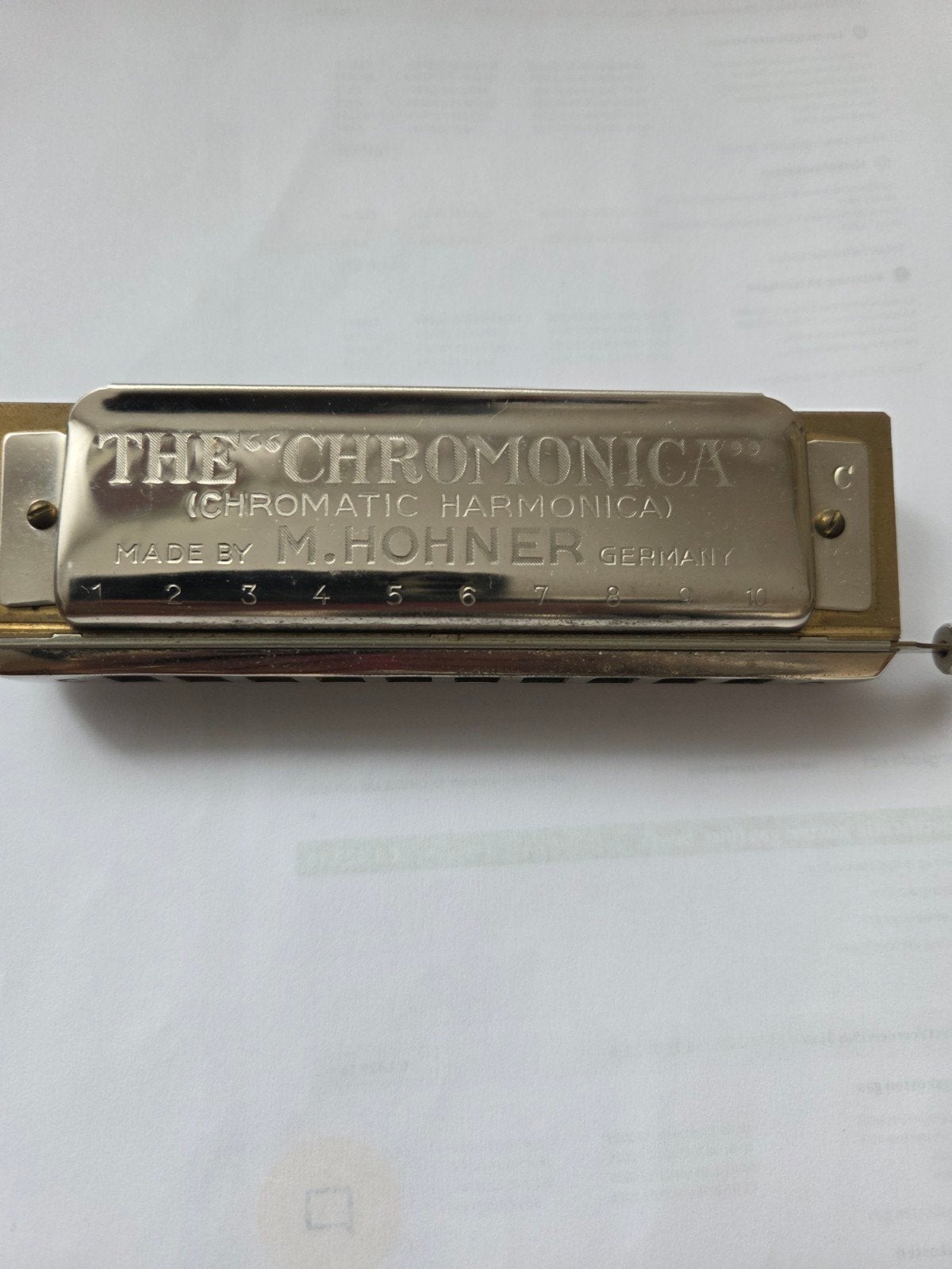 Vintage M. Hohner "The Chromonica" mondharmonica, Ophalen, Gebruikt, Overige typen, Chromatisch