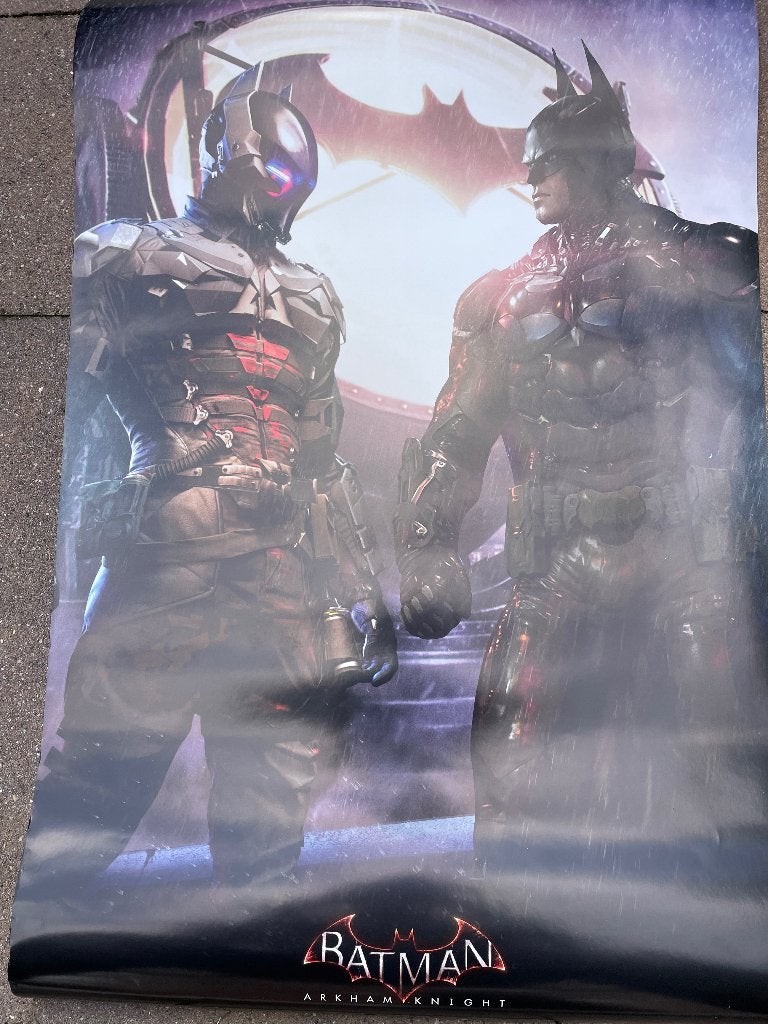 2 Posters: Batman en jeans girl, Ophalen, Rechthoekig Staand, Nieuw, A1 t/m A3