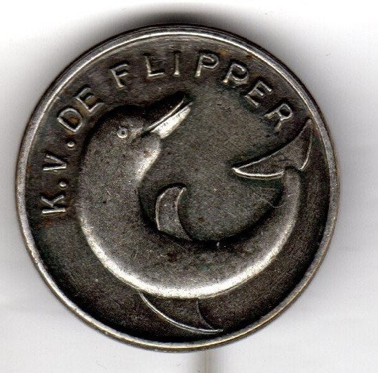 Speldje K V DE FLIPPER DOLFIJN (A1), Ophalen of Verzenden, Gebruikt, Overige onderwerpen