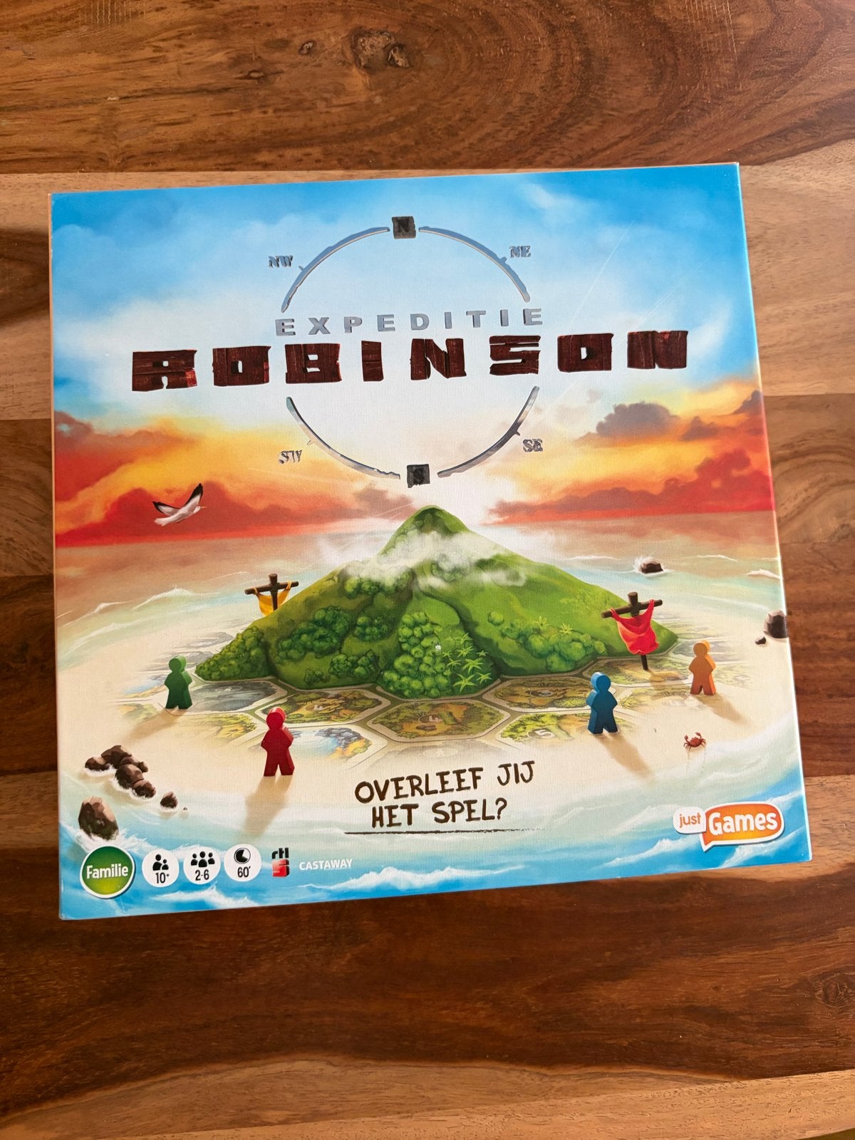 Expeditie Robinson Bordspel - Overleef jij het spel?, Drie of vier spelers, Ophalen, Zo goed als nieuw