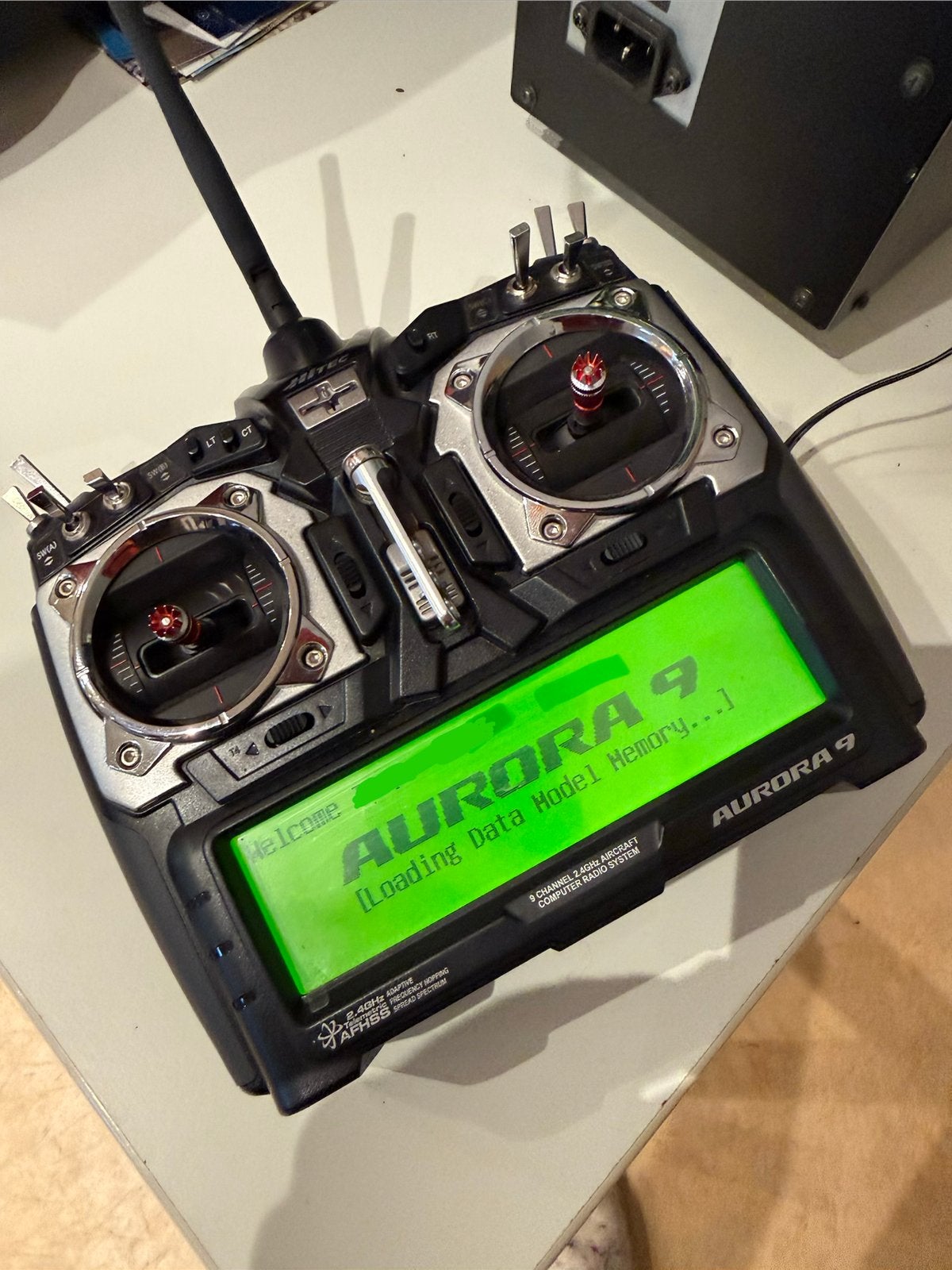 Hitec Aurora 9 rc zender met 3x Optima 7 ontvanger, Ophalen of Verzenden, Gebruikt