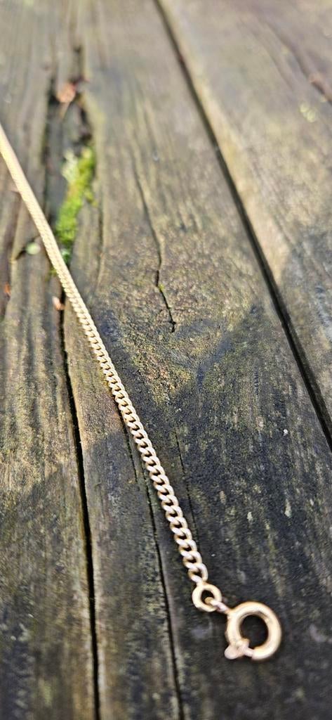 Gouden gourmet armband, Sieraden, Tassen en Uiterlijk, Armbanden, Ophalen, Zo goed als nieuw, Goud, Goud
