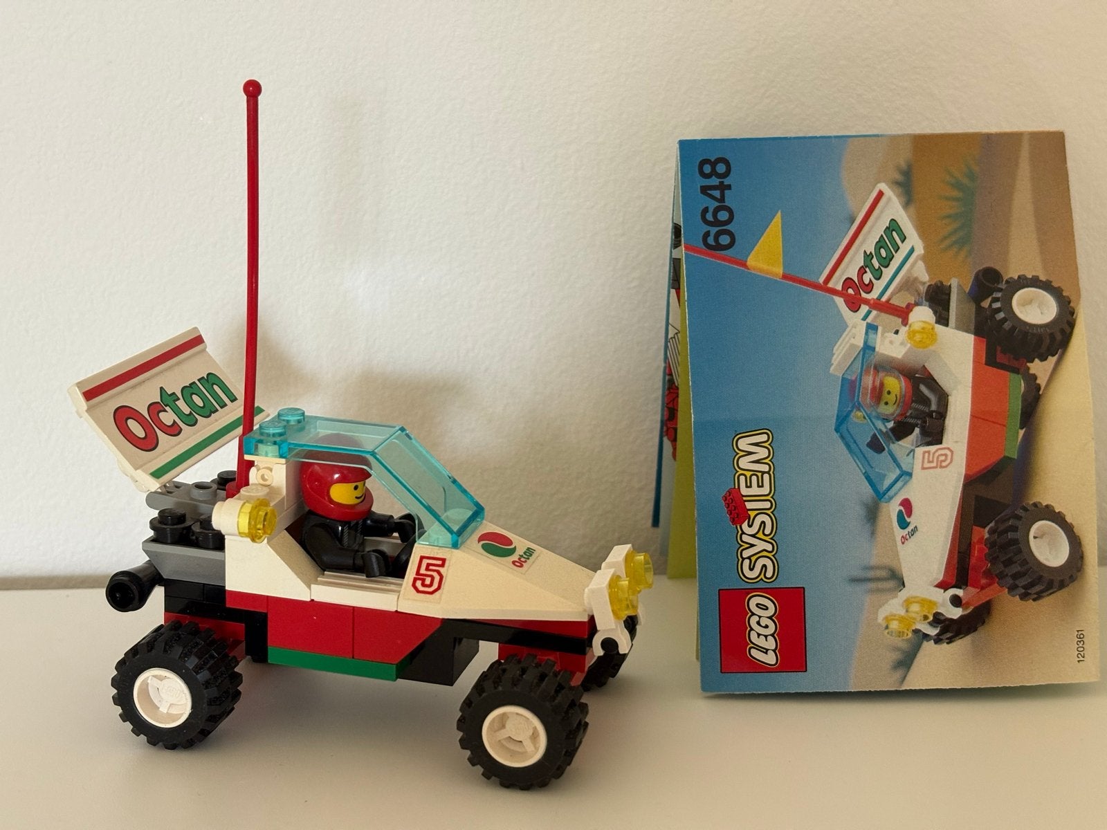 Lego Strandbuggy 6648 met bouwboekje - Octan, Overige thema's, Lego, Ophalen of Verzenden, Zo goed als nieuw