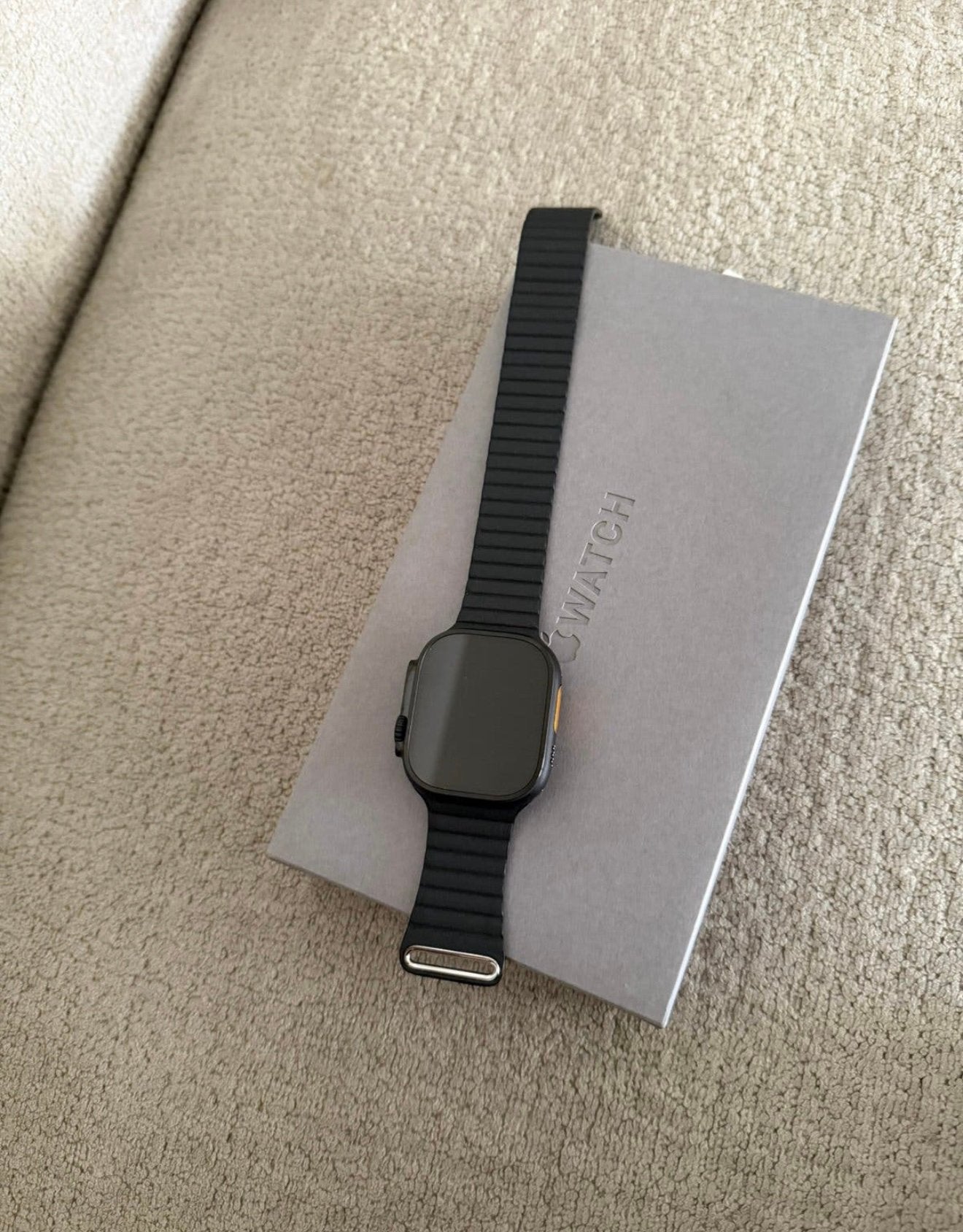 Apple watch ultra 3 black, Sieraden, Tassen en Uiterlijk, Smartwatches, Ophalen, Zo goed als nieuw, Zwart, IOS