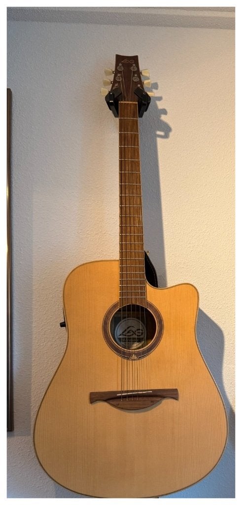 LAG Tramontane T70ACE Natural – zeer nette staat, Ophalen, Zo goed als nieuw, Hollow body, Overige merken