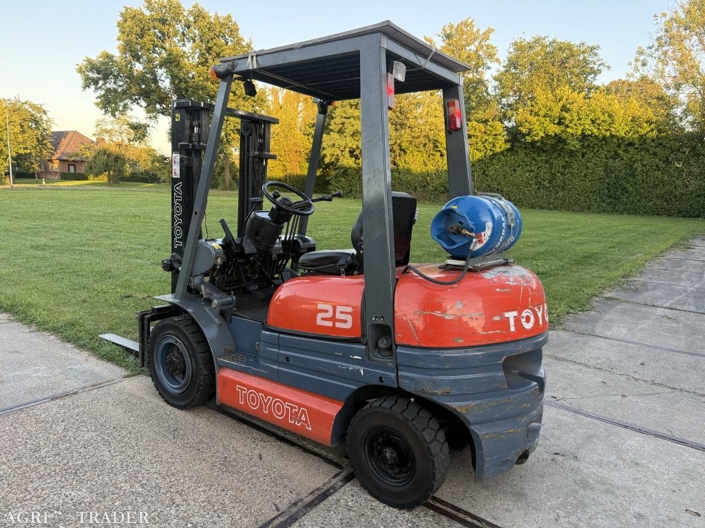 Toyota 2500KG LPG heftruck Sideshift verlichting 6500uur, LPG, Info@vanbeurdenheftrucks.nl, Heftruck, Ophalen of Verzenden