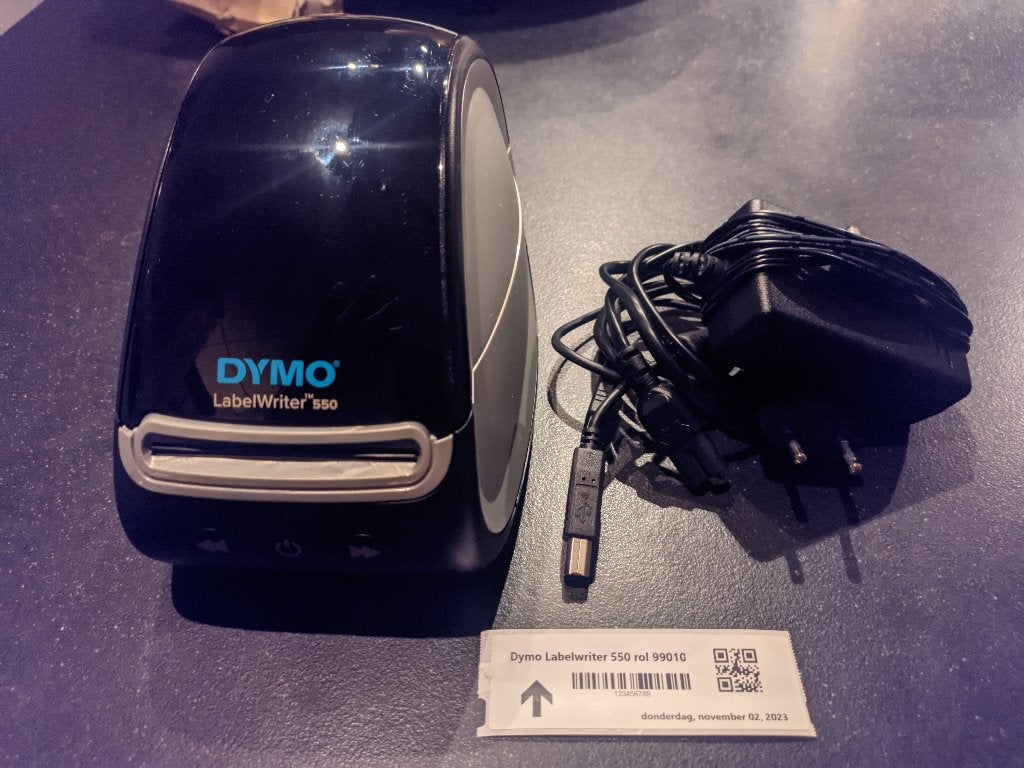 Dymo 550 met rol, Zwart-en-wit printen, Dymo, Printer, Ophalen of Verzenden