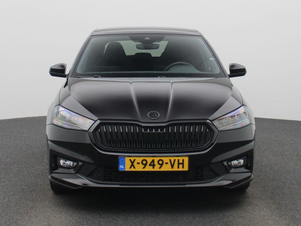 Skoda Fabia 1.0 TSI Monte Carlo 110 PK | Automaat | LED Kopl, Auto's, Skoda, 12 maanden, Stof, Zwart, Origineel Nederlands