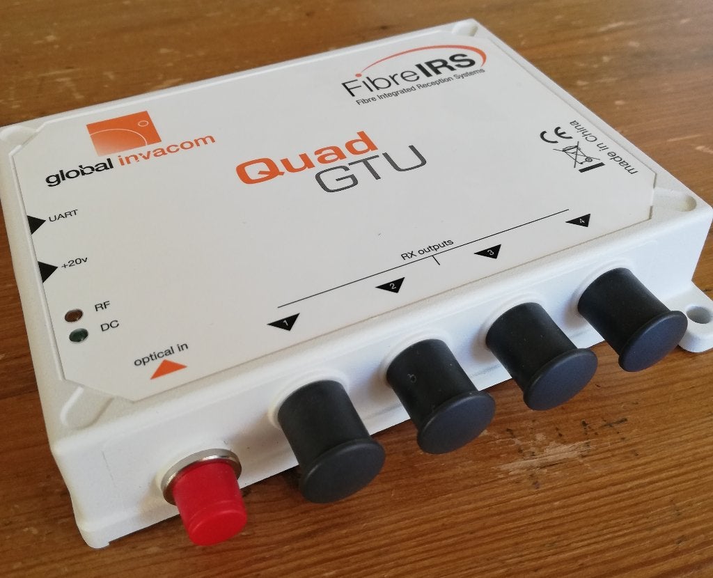Global Invacom D000187 Quad GTU MKIII converter FibreIRS MK3, Ophalen of Verzenden, Nieuw