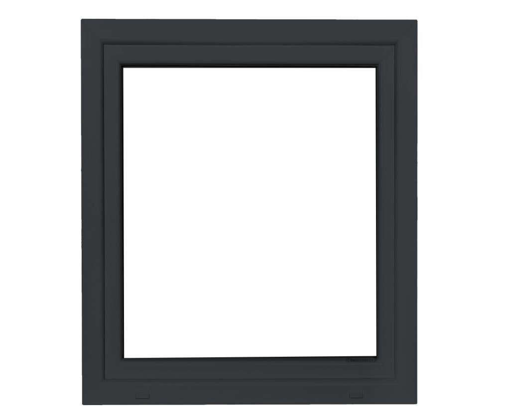Kunststof Kozijn Draaikiep  B80 H100cm Mat Zwart