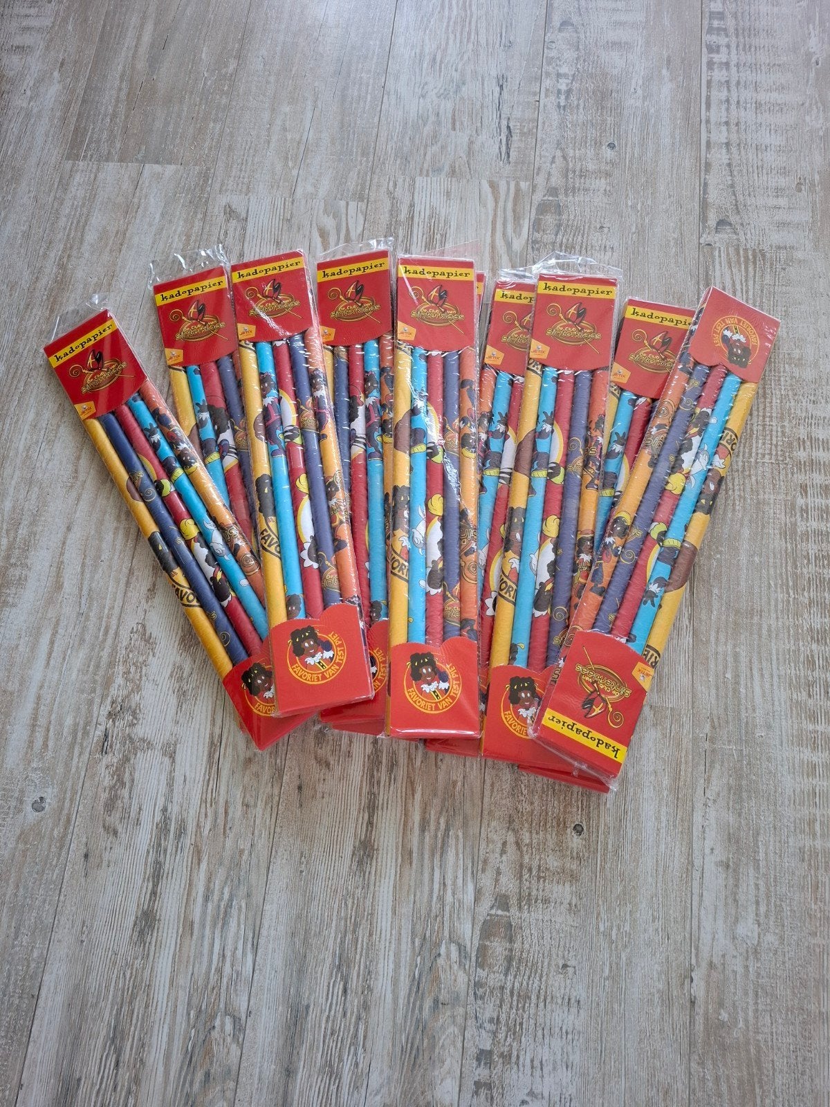 Vintage sinterklaas papier, Ophalen of Verzenden