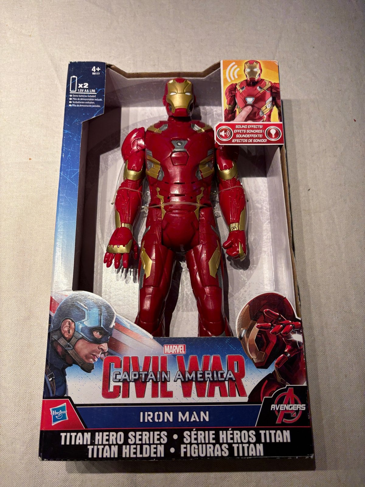 Hasbro Captain America Civil War Iron Man actiefiguur, Ophalen of Verzenden, Nieuw