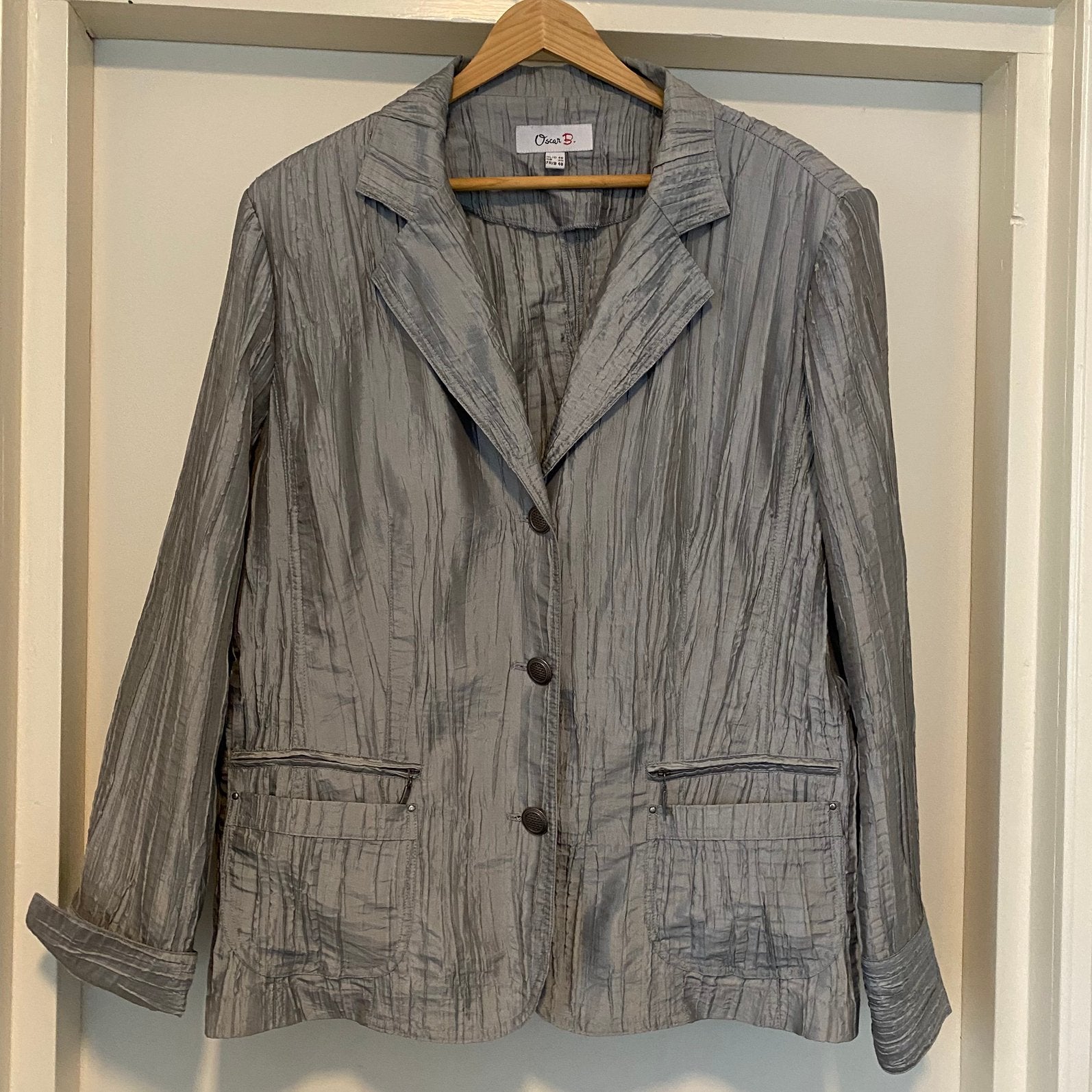 OSCAR B. KREUKEL CRINKLE JASJE 48, Ophalen of Verzenden, Gedragen, Maat 46/48 (XL) of groter, Overige kleuren