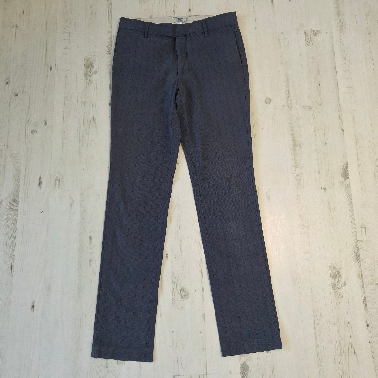 Dockers D0 chino broek W33 L36 gestreepte grijs, Kleding | Heren, Maat 52/54 (L), Ophalen of Verzenden, Zo goed als nieuw, Grijs
