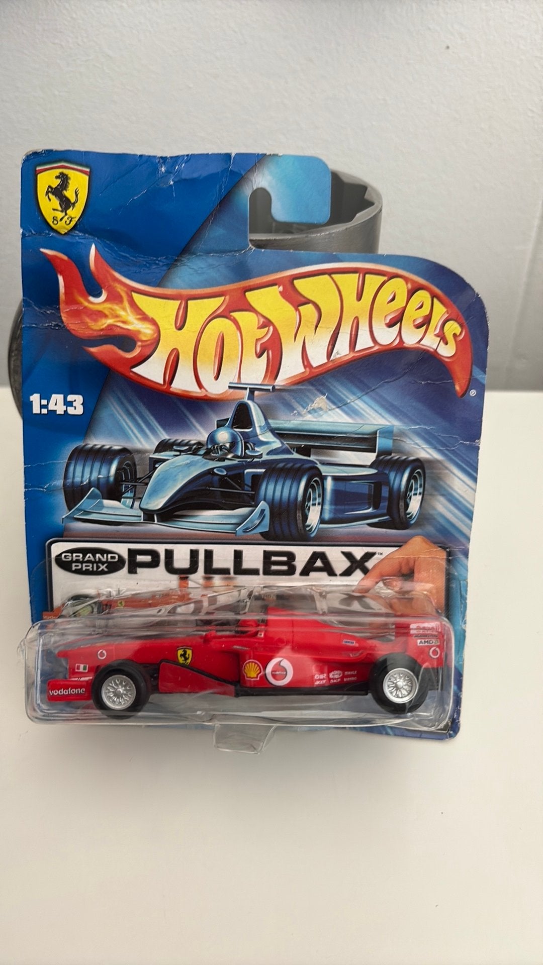 Hot Wheels Ferrari F1 Grand Prix Pullbax, Ophalen of Verzenden, Zo goed als nieuw, Auto, Overige merken