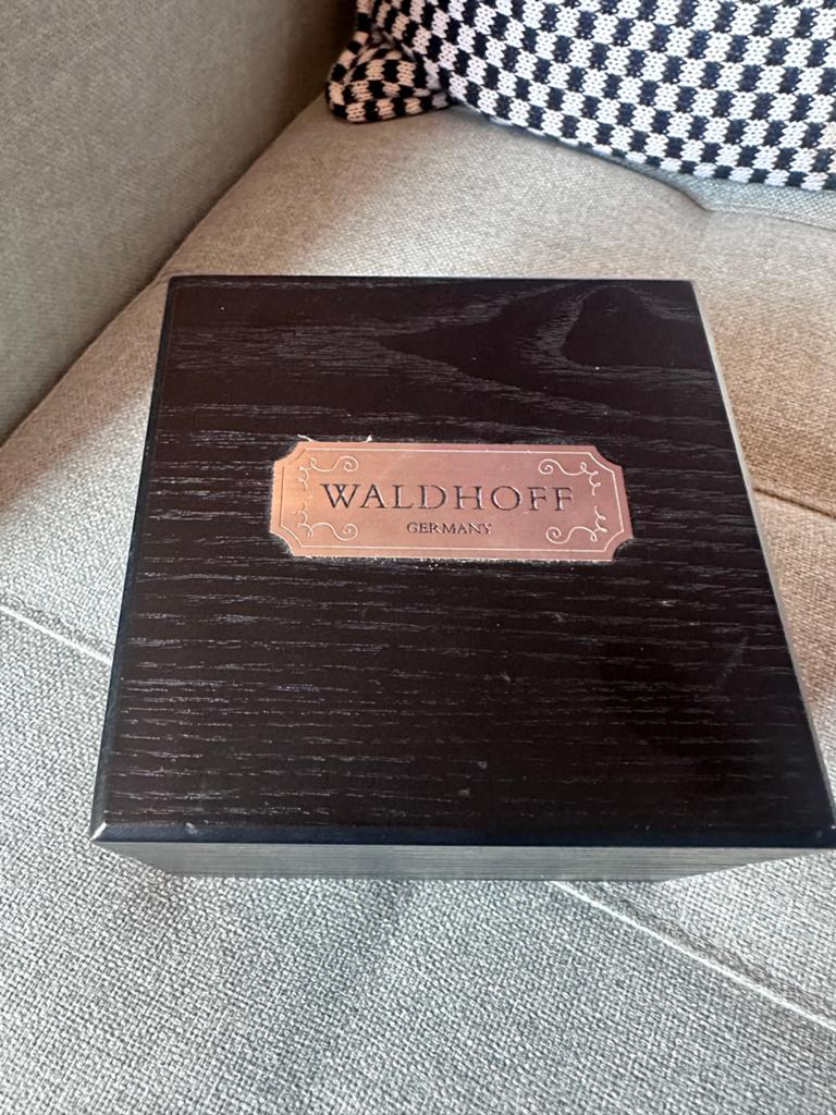 Manufaktur Waldhoff horloge met garantie, Staal, Polshorloge, Zo goed als nieuw, Ophalen