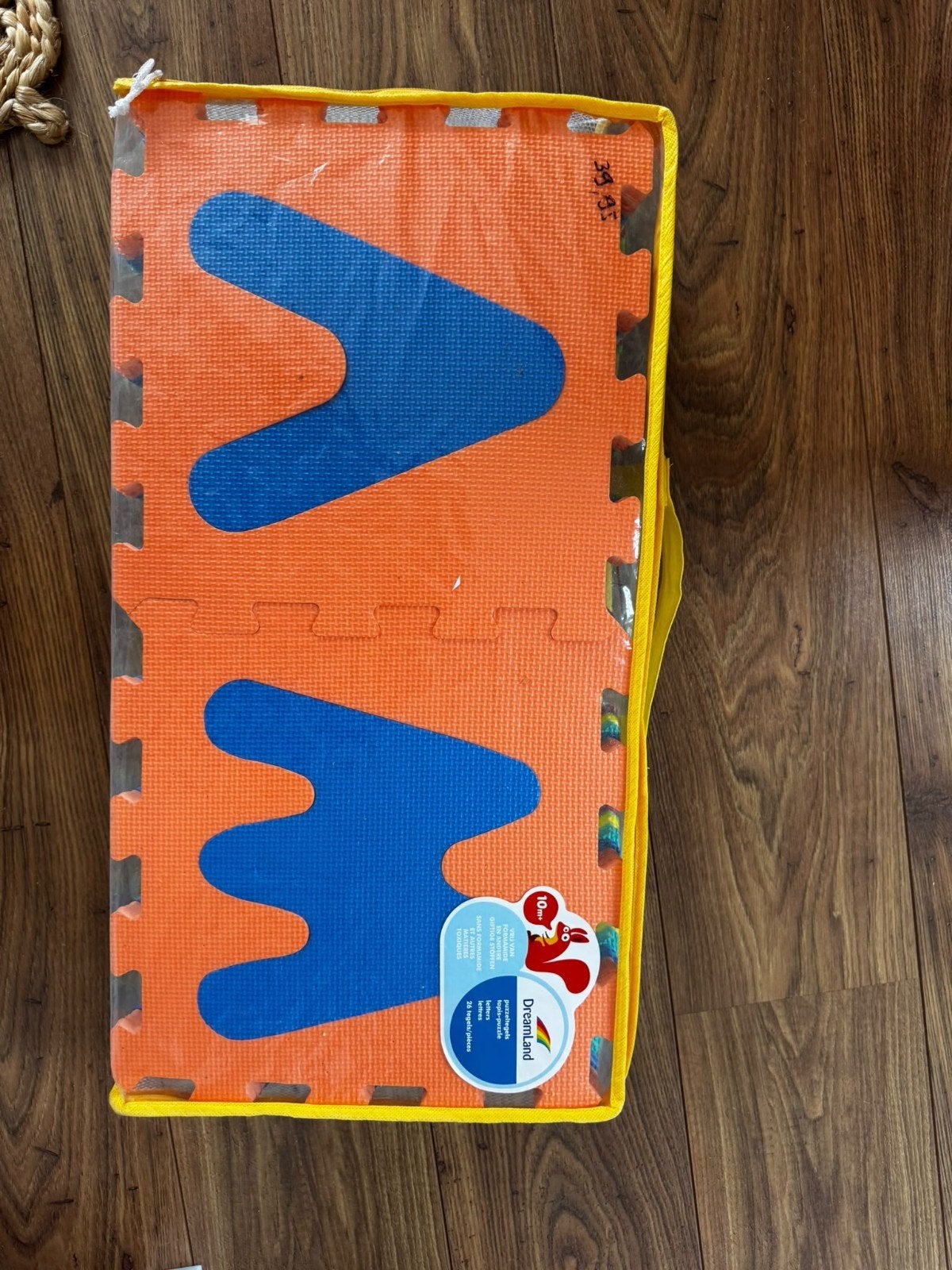 Dreamland Speeltegels met Alfabet Puzzelstukken, Kinderen en Baby's, Ophalen, Zo goed als nieuw, Speelkleed