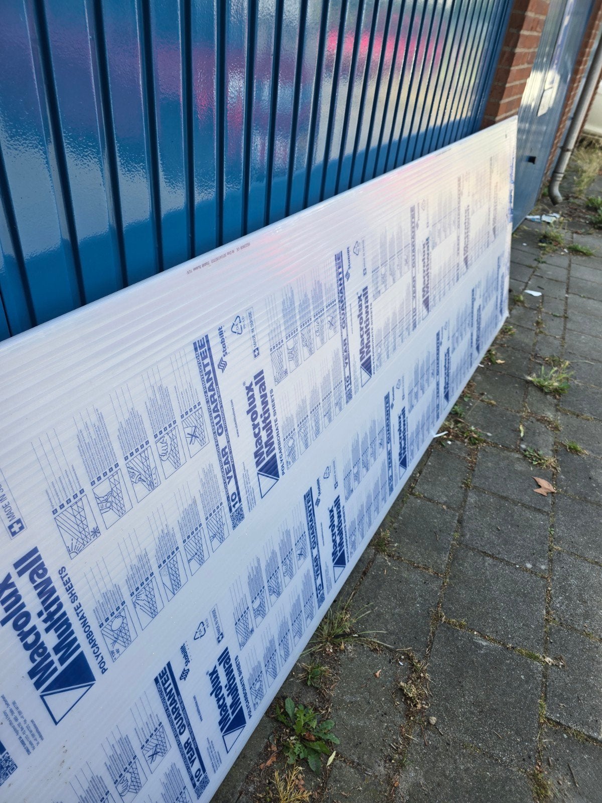 Polycarbonaat platen 16mm nieuw, Overige materialen, Nieuw, Minder dan 5 m², Ophalen