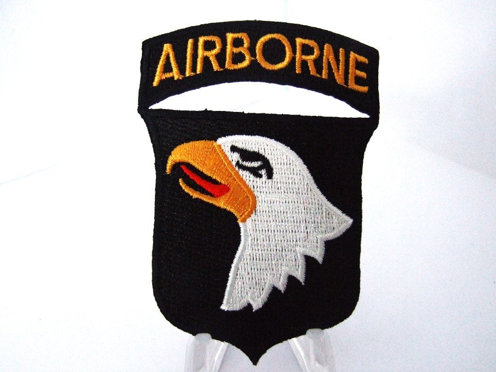 Embleem,Patch,101,Airborne,Division,The screaming Eagles, Verzenden, Landmacht, Amerika, Embleem of Badge