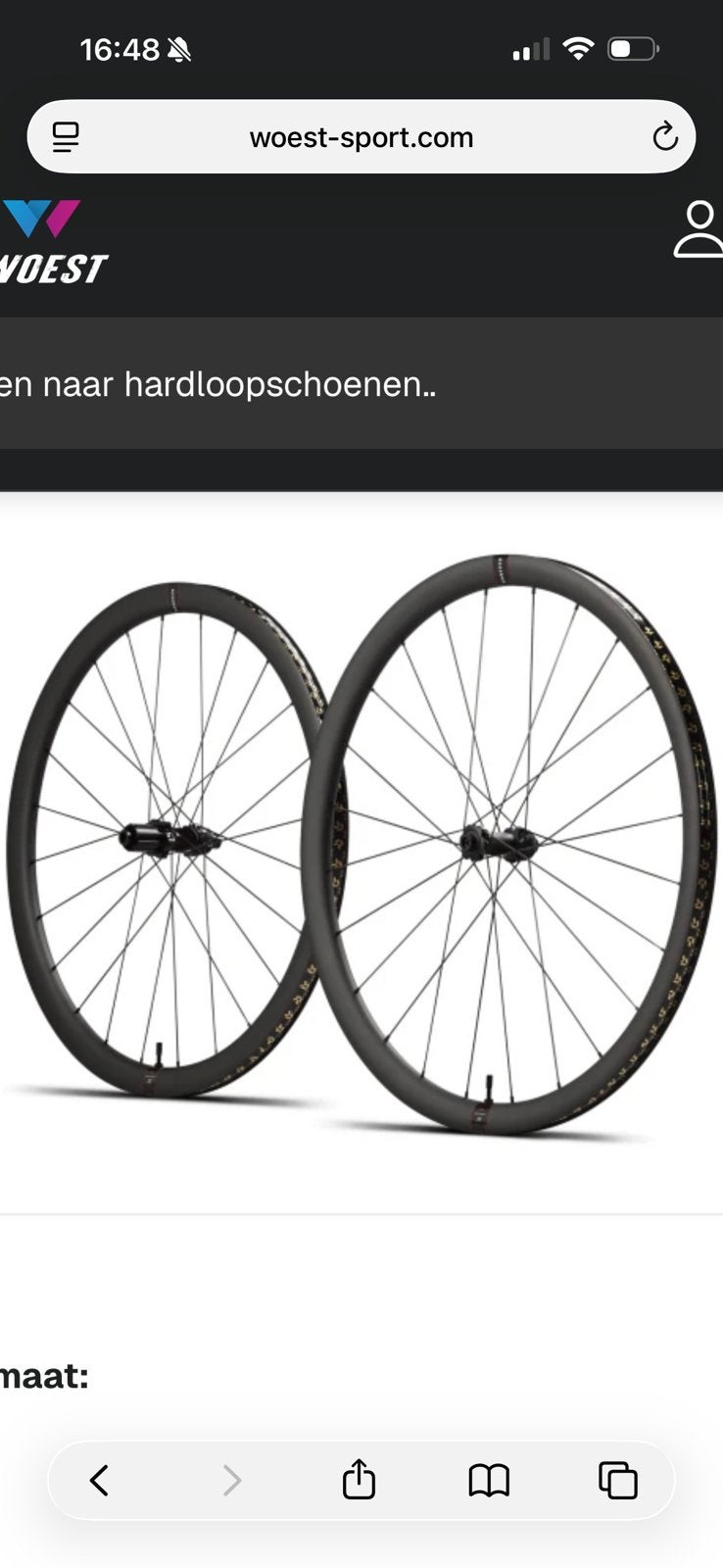 Reserve 34/37 Carbon Zipp hub, Nieuw, Racefiets, Carbon, Ophalen