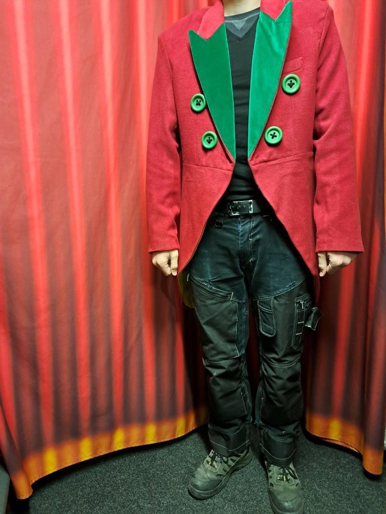 Clownsslipjas  wollig. Mooie kwaliteit maat 60, Kleding | Heren, Carnavalskleding en Feestkleding, Ophalen, Overige maten