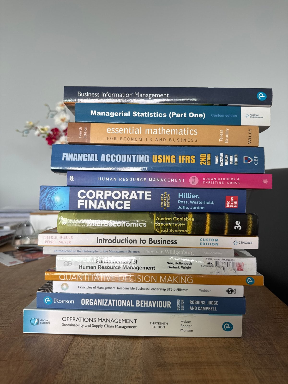1e/2e jaars studieboeken EUR Bedrijfskunde, Boeken, Ophalen, Gamma, Zo goed als nieuw, WO