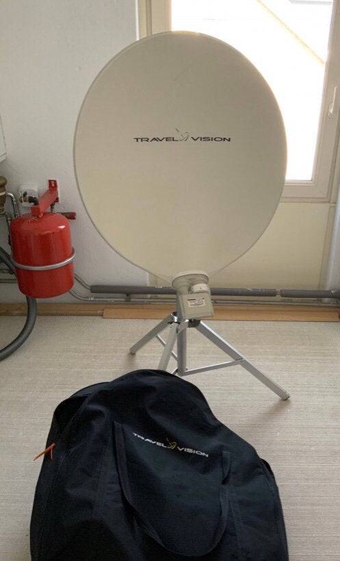 Travel vision R6 sateliet automatische ontvanger, Ophalen, Zo goed als nieuw, (Schotel)antenne, Overige merken