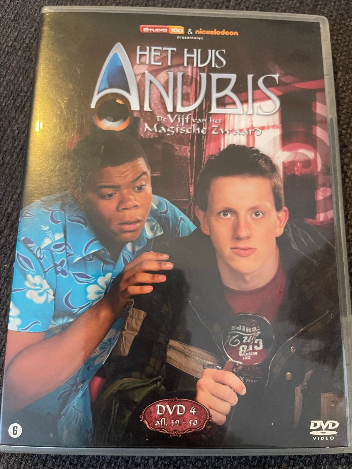 Het Huis Anubis: De Vijf van het Magische Zwaard DVD 4, Gebruikt, Vanaf 6 jaar, Actie en Avontuur, Overige seizoenen