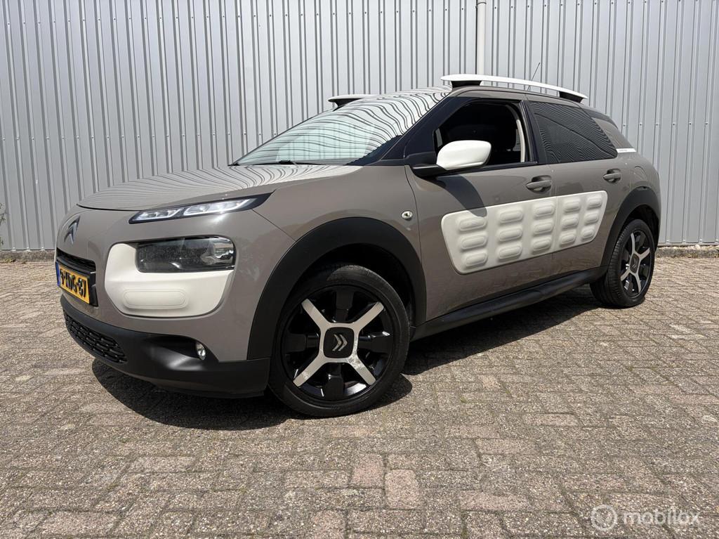 Citroen C4 Cactus 1.2 e-VTi Shine Automaat Nieuwe Distributi, Auto's, Bruin, 82 pk, 23 km/l, Origineel Nederlands