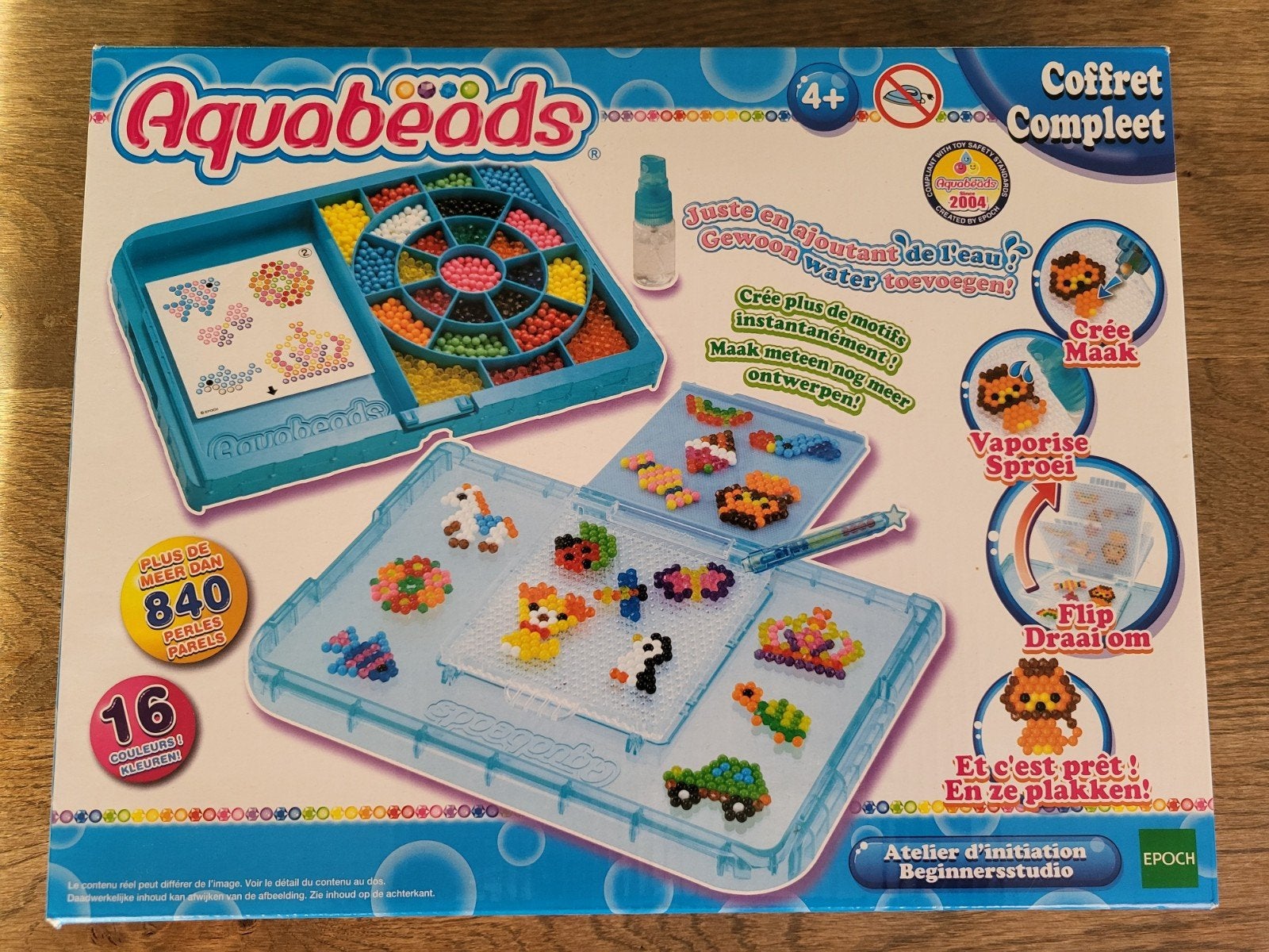 Aquabeads Coffret Compleet - Beginnersstudio, Ophalen of Verzenden, Gebruikt, Knutselen