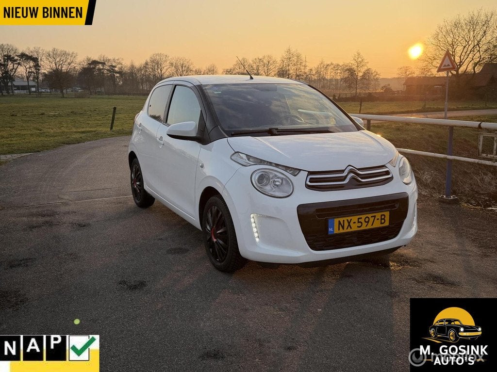 Citroen C1 1.0 Cruisecontrol airco 5 Deurs Nap, Auto's, Voorwielaandrijving, Euro 6, 4 stoelen, C1