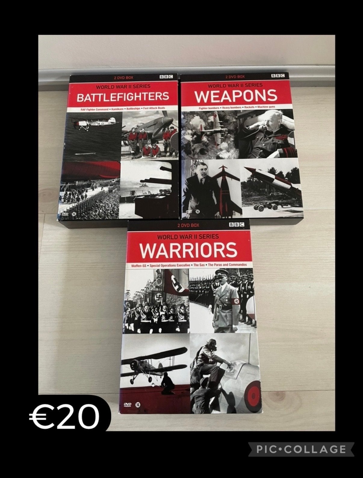 World War II Series DVD Boxset: Battlefighters, Weapons, War, Vanaf 12 jaar, Ophalen of Verzenden, Gebruikt, Oorlog of Misdaad