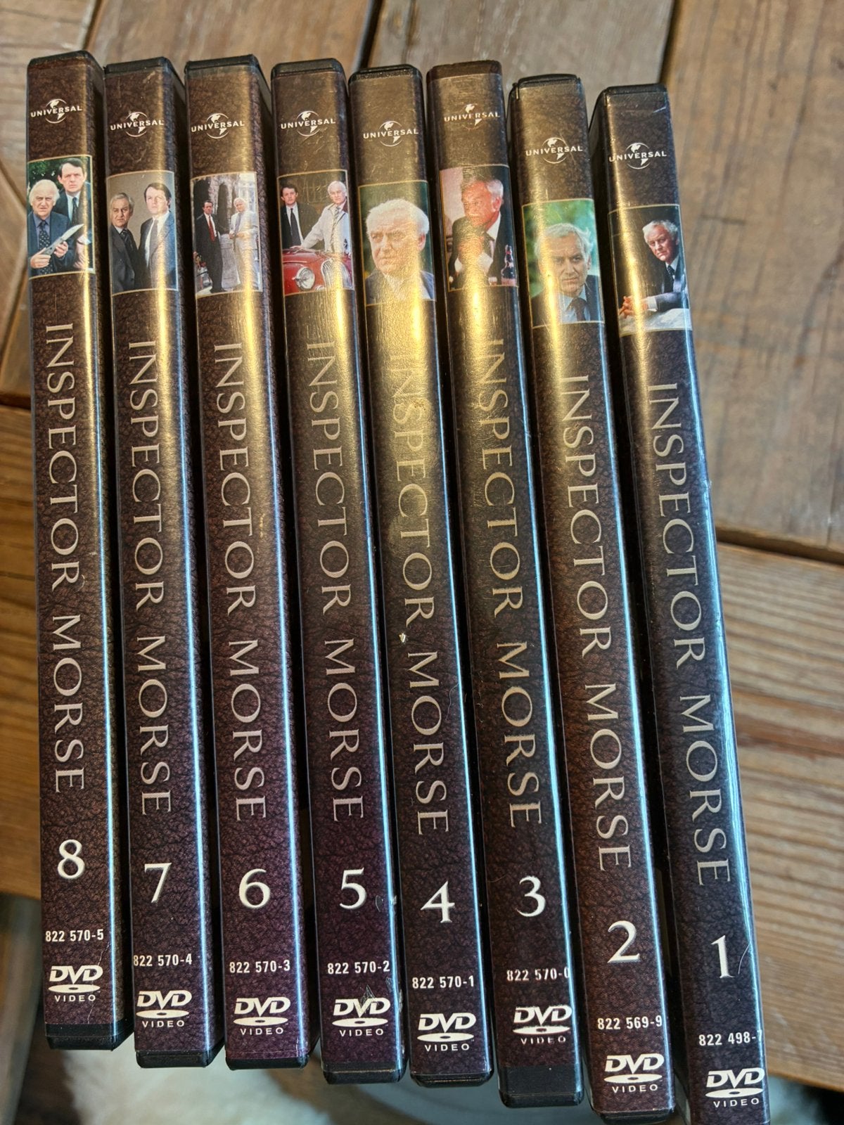 8delige DVD serie van inspector Morse, Alle leeftijden, Ophalen of Verzenden, Zo goed als nieuw, Komedie