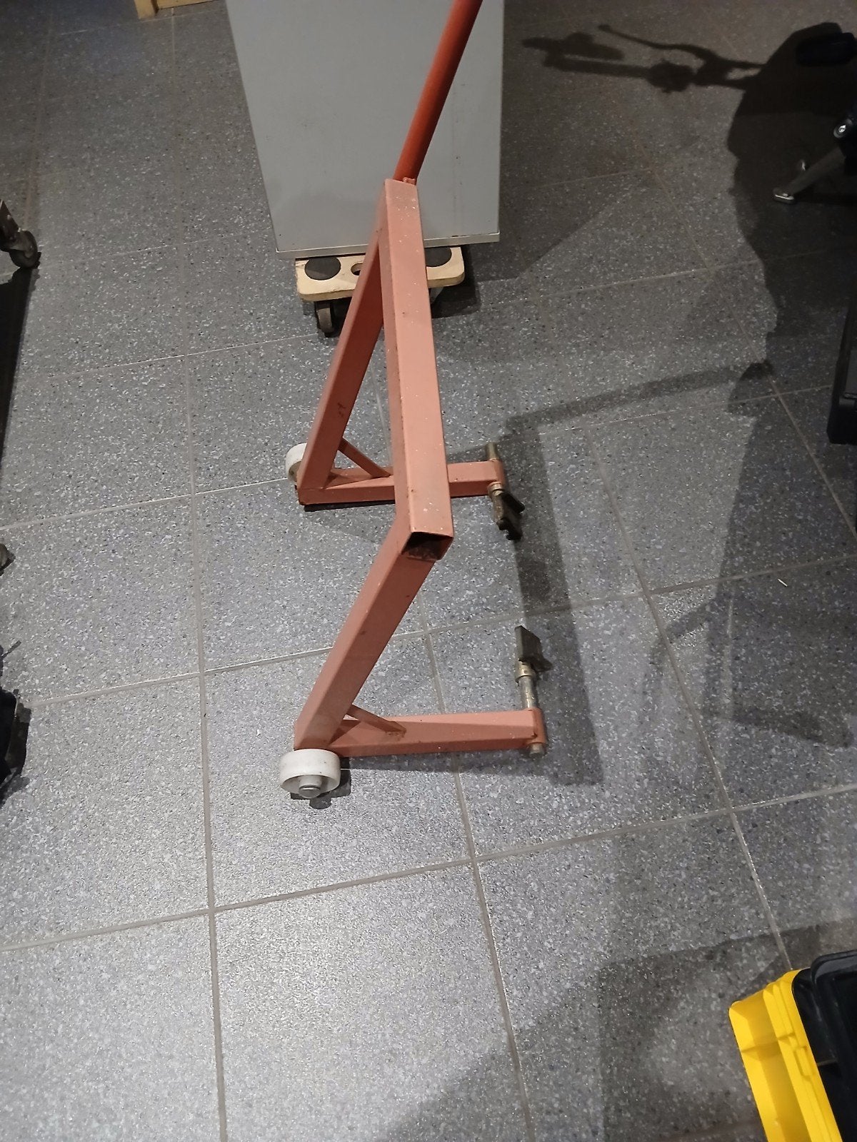 JM Original paddockstand oud roze - verstelbare breedte, Motoren, Ophalen, Gebruikt